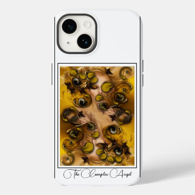 Coque Pour iPhone 14 "The Complex Angel", Coque Apple iPhone 14 (Verso)