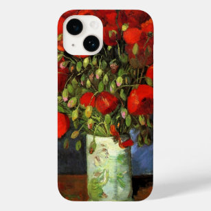 Coque Pour iPhone 14 Vase avec des papillons rouges   Vincent Van Gogh