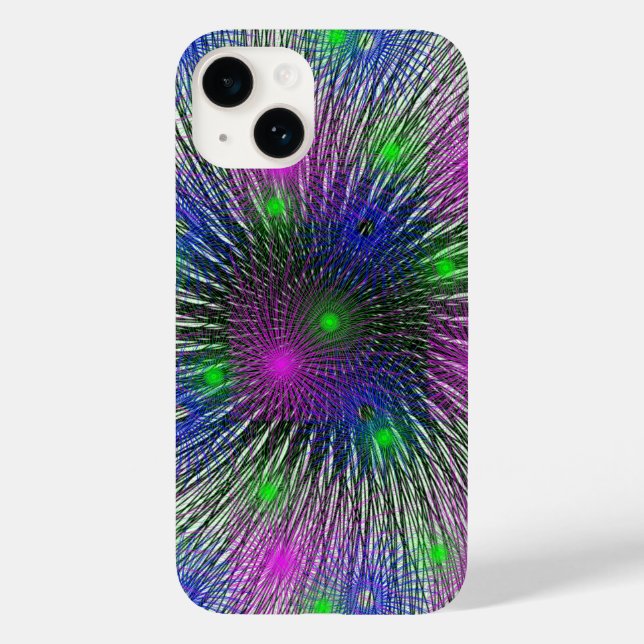 Coque Pour iPhone 14 WaraMuse | Coque iphone Abstrait radiant (Verso)