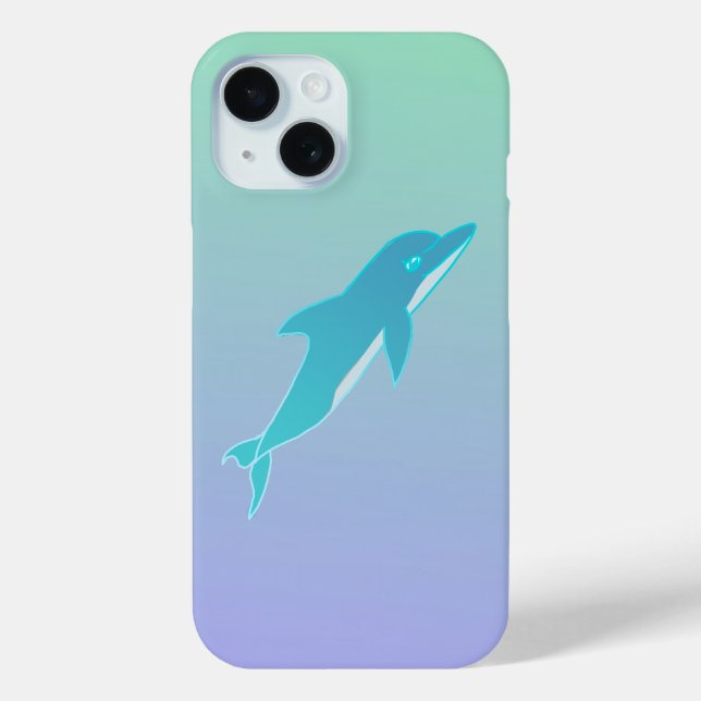 Coque Pour iPhone 15 Adorable dauphin de Bottlenose iPhone / coque ipad (Verso)
