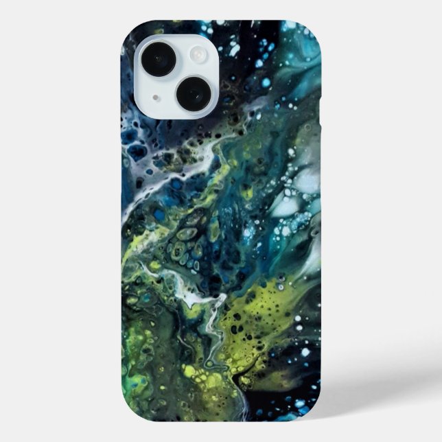 Coque Pour iPhone 15 Coque iPhone 15 abstract (Verso)