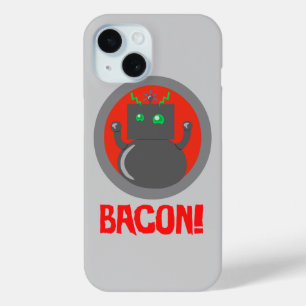 Coque Pour iPhone 15 Coque iphone Bacon Robot