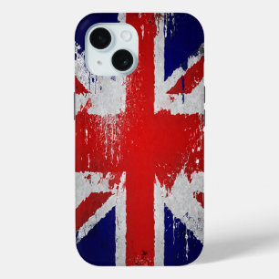 Coque Pour iPhone 15 Coque iphone de conception du drapeau britannique,