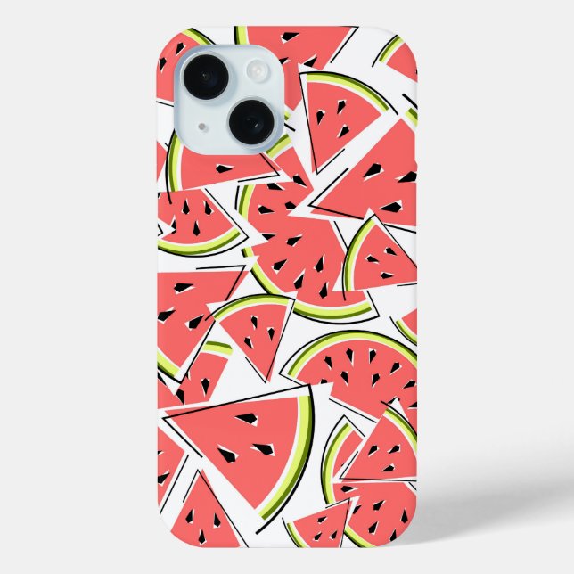 Coque Pour iPhone 15 Coque iphone de pastèque (Verso)