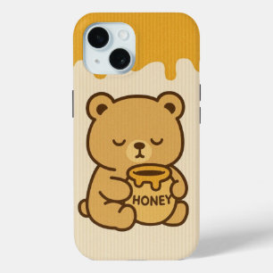 Coque Pour iPhone 15 Coque iphone d'ours au miel