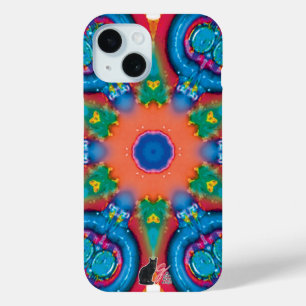 Coque Pour iPhone 15 Coque iphone du kaléidoscope d'allumage