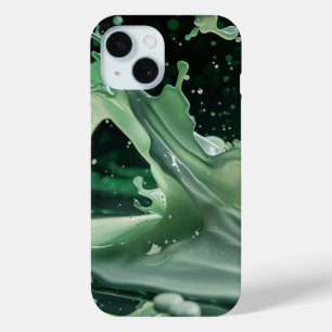 Coque Pour iPhone 15 Coque iphone Emerald Splash Dynamics