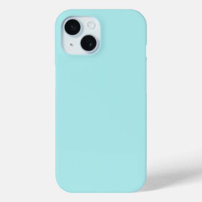 Coque Pour iPhone 15 Coque léger Turquoise iPhone 15 (Verso)