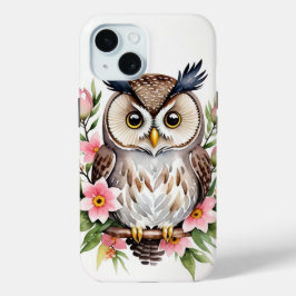 Coque Pour iPhone 15 Cute Brown Owl iPhone / coque ipad