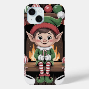 Coque Pour iPhone 15 Elf on Shelf Christmas Joli iPhone / coque ipad