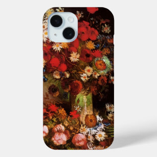Coque Pour iPhone 15 Fleurs de la vie morte dans un vase par Vincent va