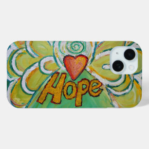Coque Pour iPhone 15 Hope Angel Word Art coque iphone personnalisé