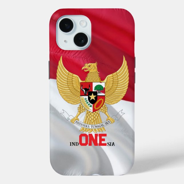 Coque Pour iPhone 15 Indonesian Pride iPhone 15 Coque (Verso)
