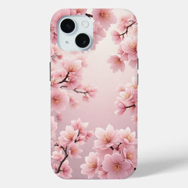 Coque Pour iPhone 15 iPhone rose / coque ipad (Verso)
