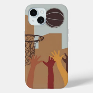Coque Pour iPhone 15 Jump Ball Basketball - iPhone 15 Coque