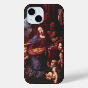 Coque Pour iPhone 15 La Vierge des Rochers de Léonard de Vinci