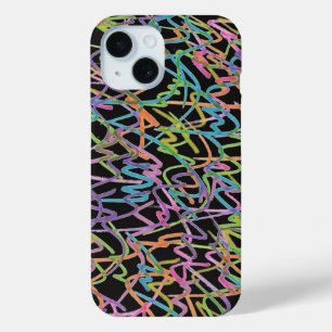 Coque Pour iPhone 15 Neon Graffiti iPhone 7 coque
