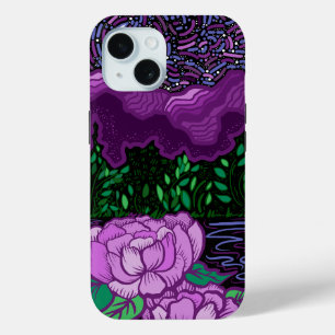 Coque Pour iPhone 15 Night Stars Lake Coque-Mate coque iphone