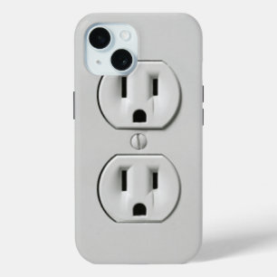 Coque Pour iPhone 15 Prise électrique - iPhone 15 Coque