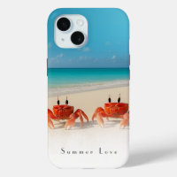 Summer Love — iPhone 15 Tough Coque 2 crabes