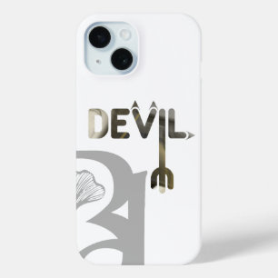 Coque Pour iPhone 15 Tendance coque iphone de DEVIL Abstrait noir blanc