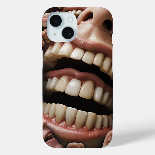 Coque Pour iPhone 15 Toothy coque iphone (Verso)