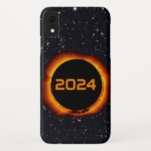 Case-Mate iPhone Case 2024 Éclipse solaire totale Date Ciel étoilé