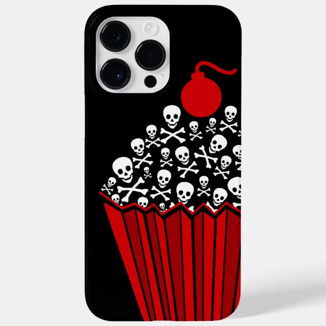 Coque Pour Pour iPhone 14 Pro Max Coque de Cupcake du crâne - coque iphone de Mate (Verso)