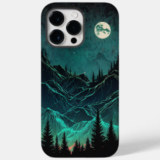 Coque Pour Pour iPhone 14 Pro Max Coque iphone des monts Aurora Borealis
