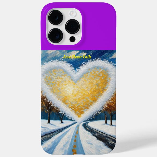 Coque Pour Pour iPhone 14 Pro Max coque iphone - L'amour n'échoue jamais (Verso)