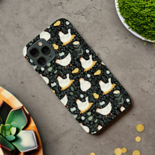 Coque Pour Pour iPhone 14 Pro Max Coque iPhone Mère de Poules de Jardin Botanique Fo