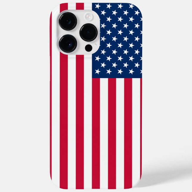 Coque Pour Pour iPhone 14 Pro Max Drapeau américain coque iphone USA (Verso)