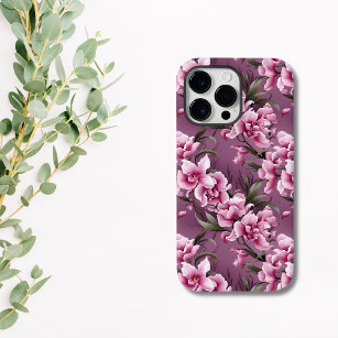 Coque Pour Pour iPhone 14 Pro Max Élégant floral d'orchidée rose
