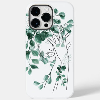 Coque Pour Pour iPhone 14 Pro Max Flower woman unique élégant iPhone 14 ProMax coque