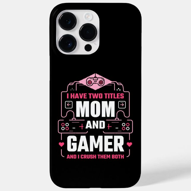 Coque Pour Pour iPhone 14 Pro Max FUNNY GAMER MOM coque iphone (Verso)