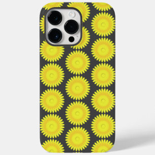 Coque Pour Pour iPhone 14 Pro Max impression gris et jaune, coque iphone Coque-mat
