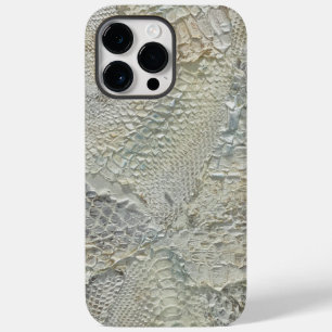Coque Pour Pour iPhone 14 Pro Max Ivoire Serpent à peau iPhone 14 Coque