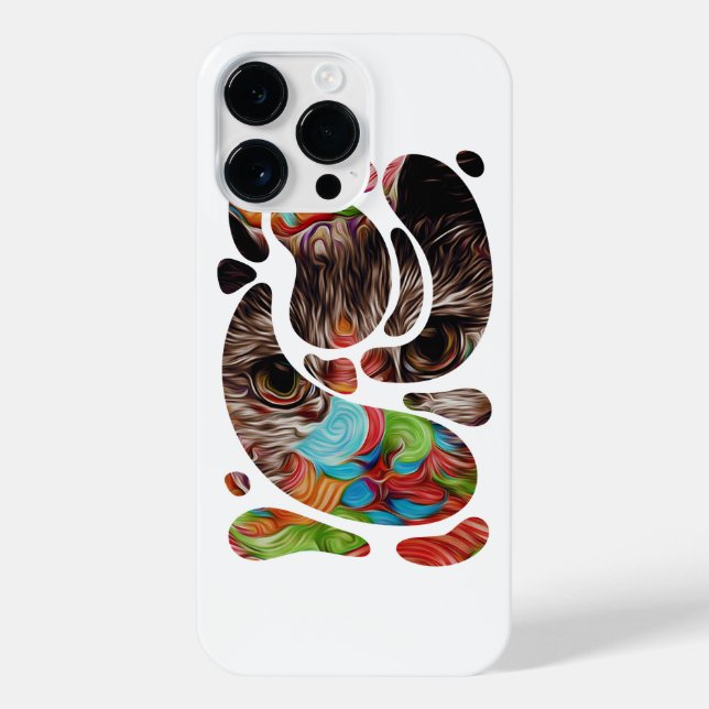 Coque Pour Pour iPhone 14 Pro Max "Luna Lola" Kitty iPhone 11 12 13 14 Coque (Verso)