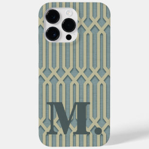 Coque Pour Pour iPhone 14 Pro Max Monogramme Art déco iPhone initial / coque ipad