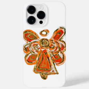 Coque Pour Pour iPhone 14 Pro Max Orange Guardian Angel Art coque iphone personnalis
