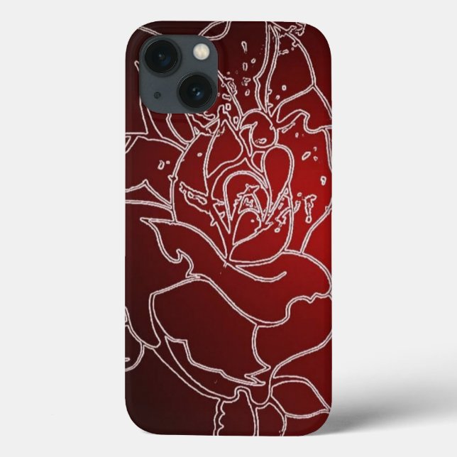 Coque Red Rose 13 (Verso)