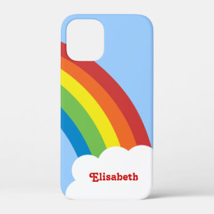 Coque Retro Rainbow des années 80 pour iPhone pers