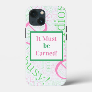 Coque rose et vert