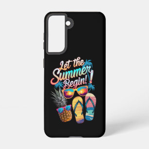 Coque Samsung Galaxy 2025 Laissez l'été commencer 2025 Vacances d'été
