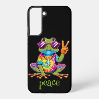 Coque Samsung Galaxy 60s 70s Hippy Hippie Peace Frog