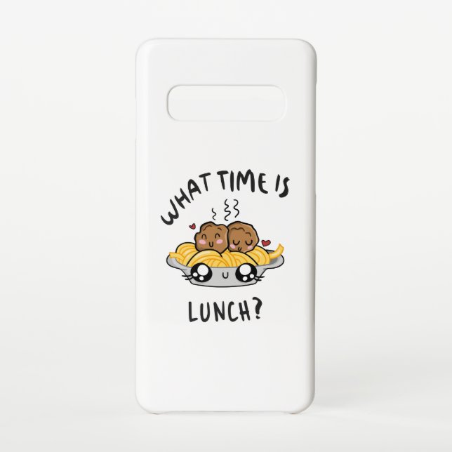 Coque Samsung Galaxy À Quelle Heure Est Le Déjeuner (Dos)