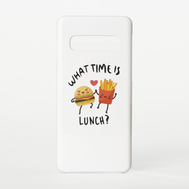 Coque Samsung Galaxy À quelle heure est le déjeuner (Dos)