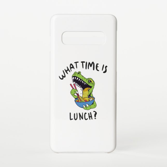Coque Samsung Galaxy À quelle heure est le déjeuner (Dos)