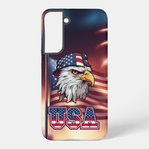 Coque Samsung Galaxy Aigle américain chauve patriotique