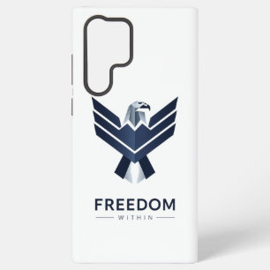 Coque Samsung Galaxy Aigle bleu stylisé "Liberté intérieure"